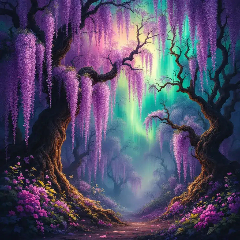 Wicked Cool Unicorn - Aurora Borealis 5 x 7 Fantasy Art Cards : 003