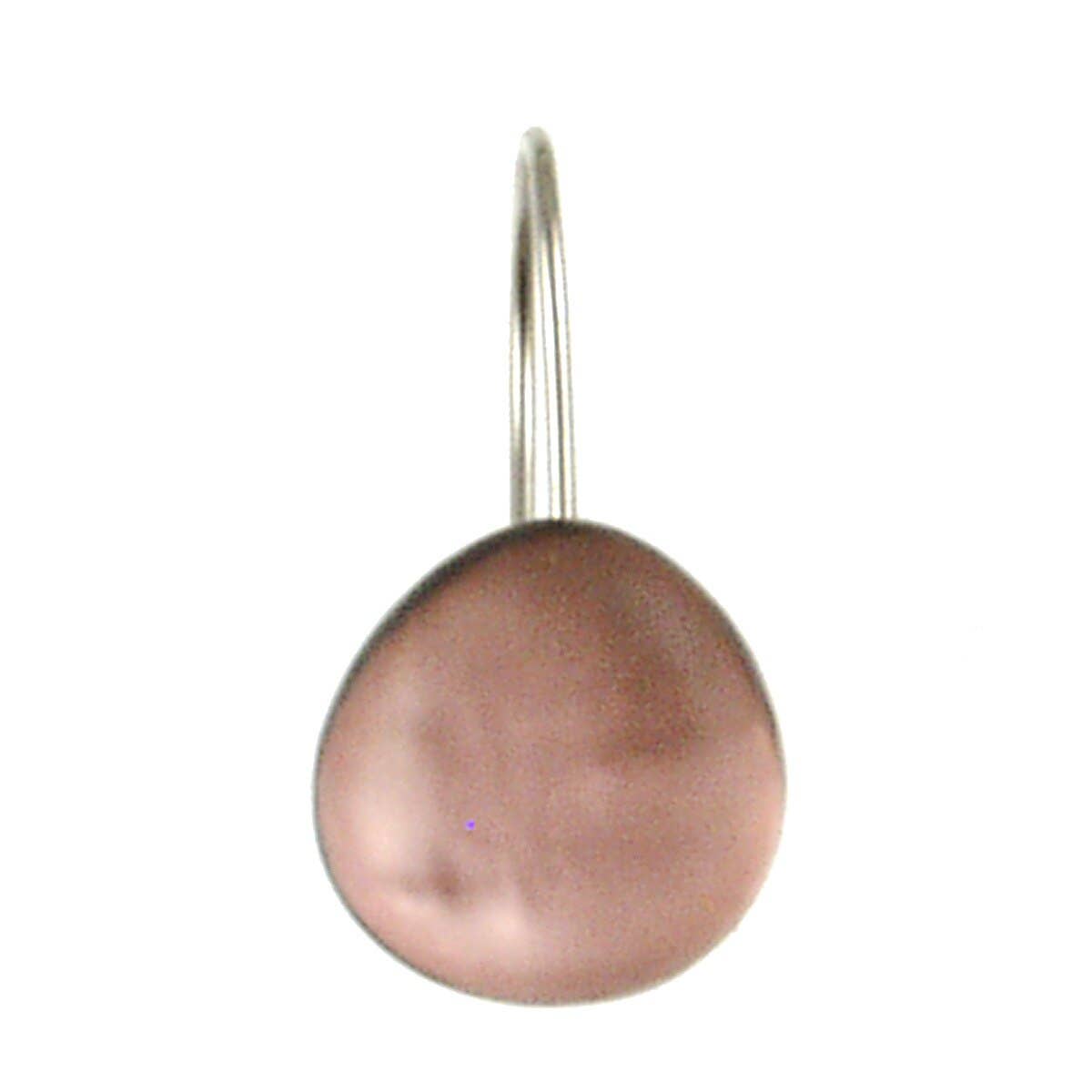 Origin Jewelry - Resin & Shell Drop Earrings - SMALL, Rounded Edge, 0.5": Sapphire