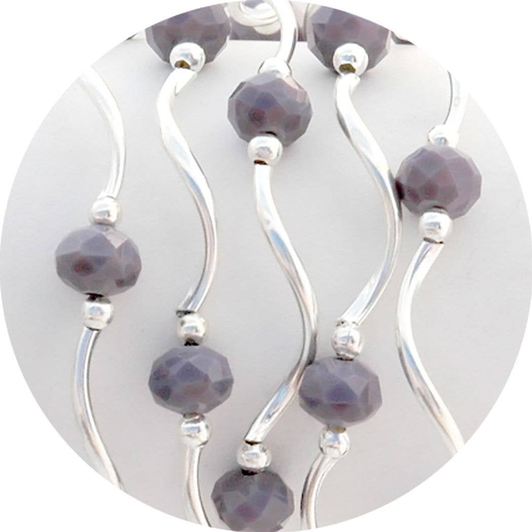 My Fun Colors - Fashion Stretch Bracelets Select from 91 Color Styles: Black Onyx