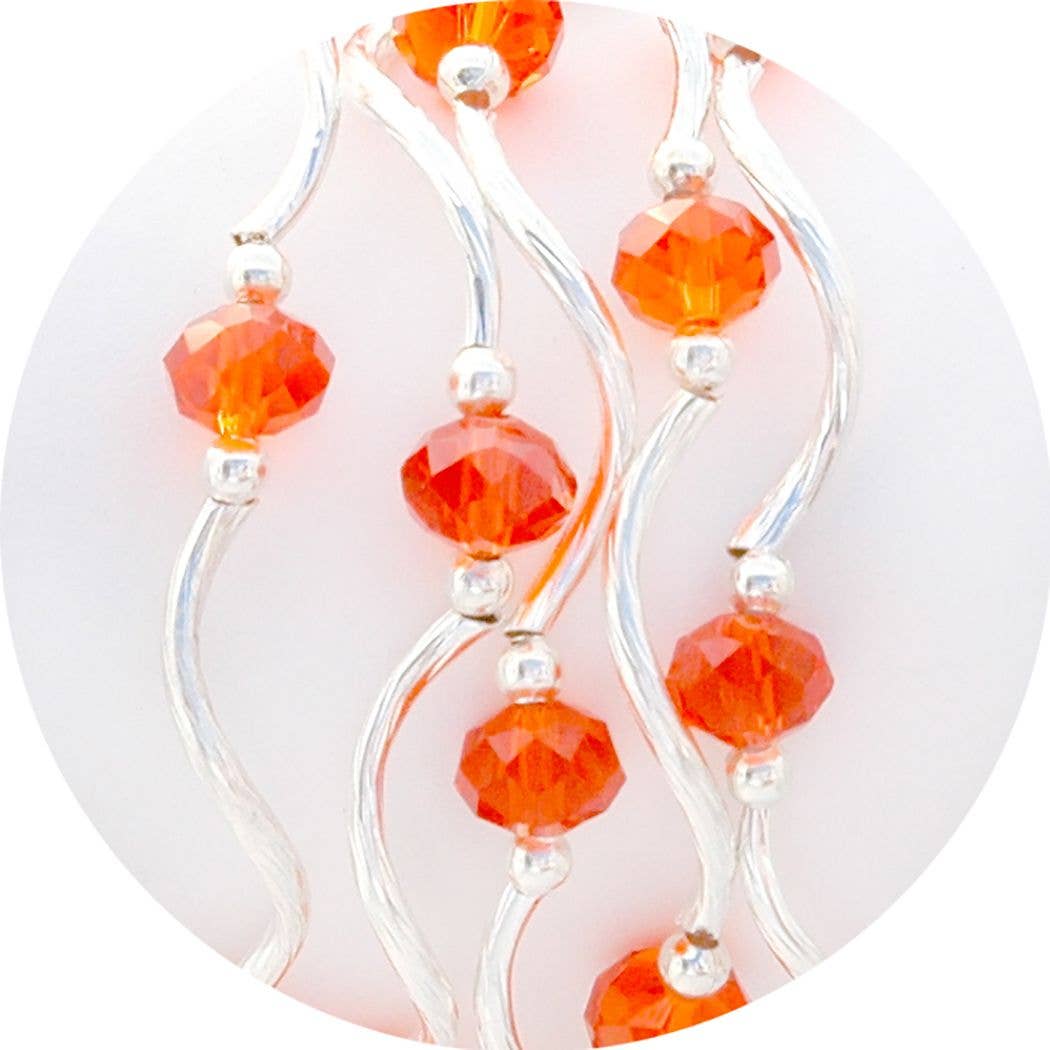 My Fun Colors - Fashion Stretch Bracelets Select from 91 Color Styles: Aqua AB