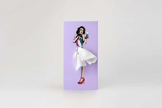 Beyond123 - Flying Skirt Tissue Box: Purple