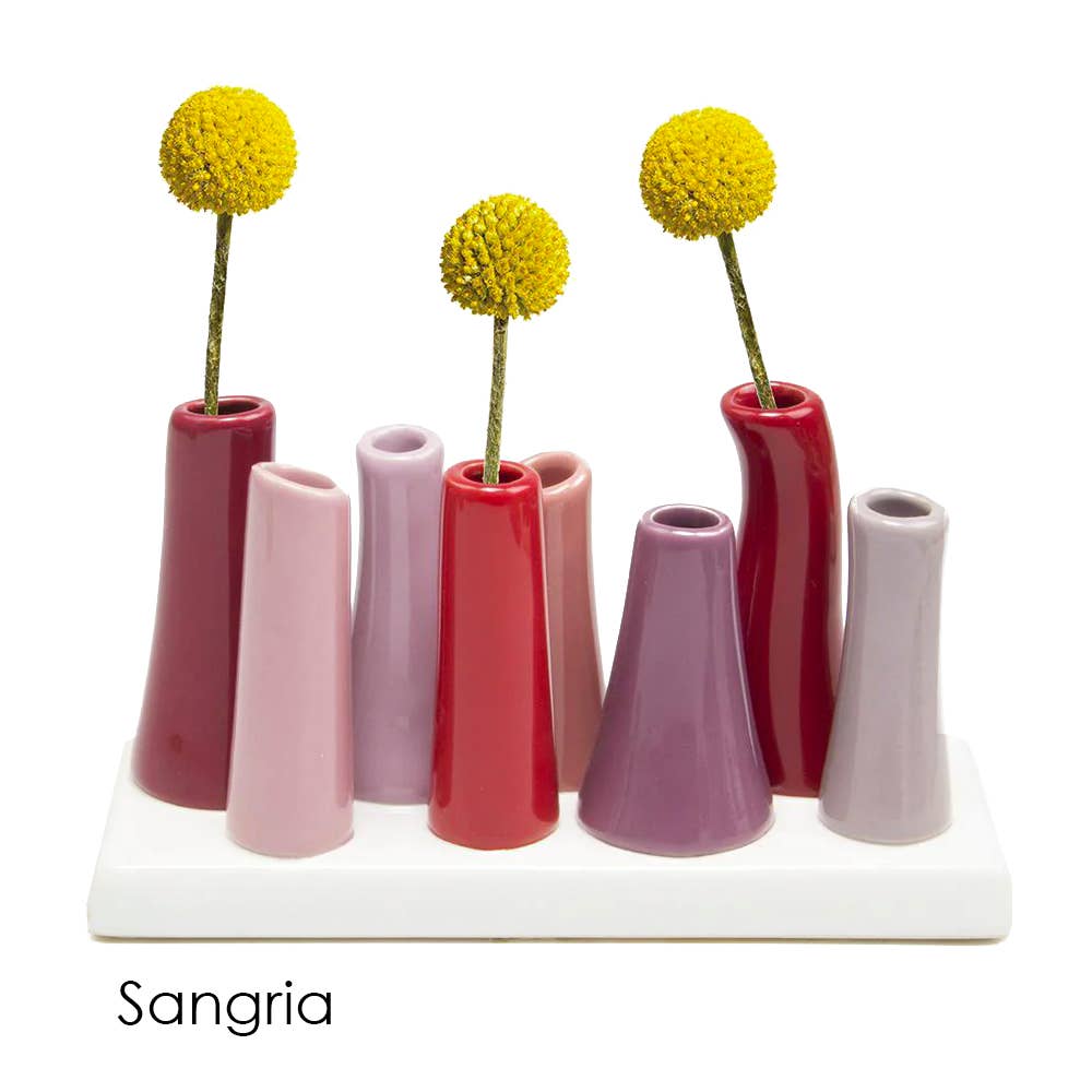 Chive - Pooley Modern Bud Vase For Flowers: Chartreuse