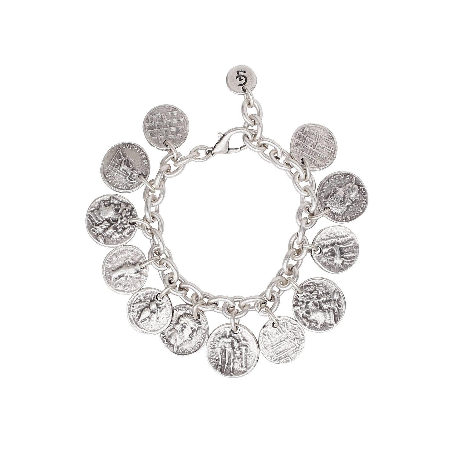Chanour - Handmade Pewter Coin Bracelet - 2920