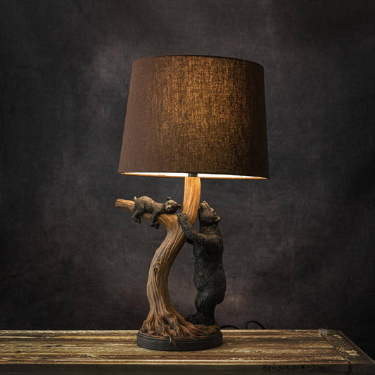 Pacific Trading - Cabin Black Bear Desk Lamp