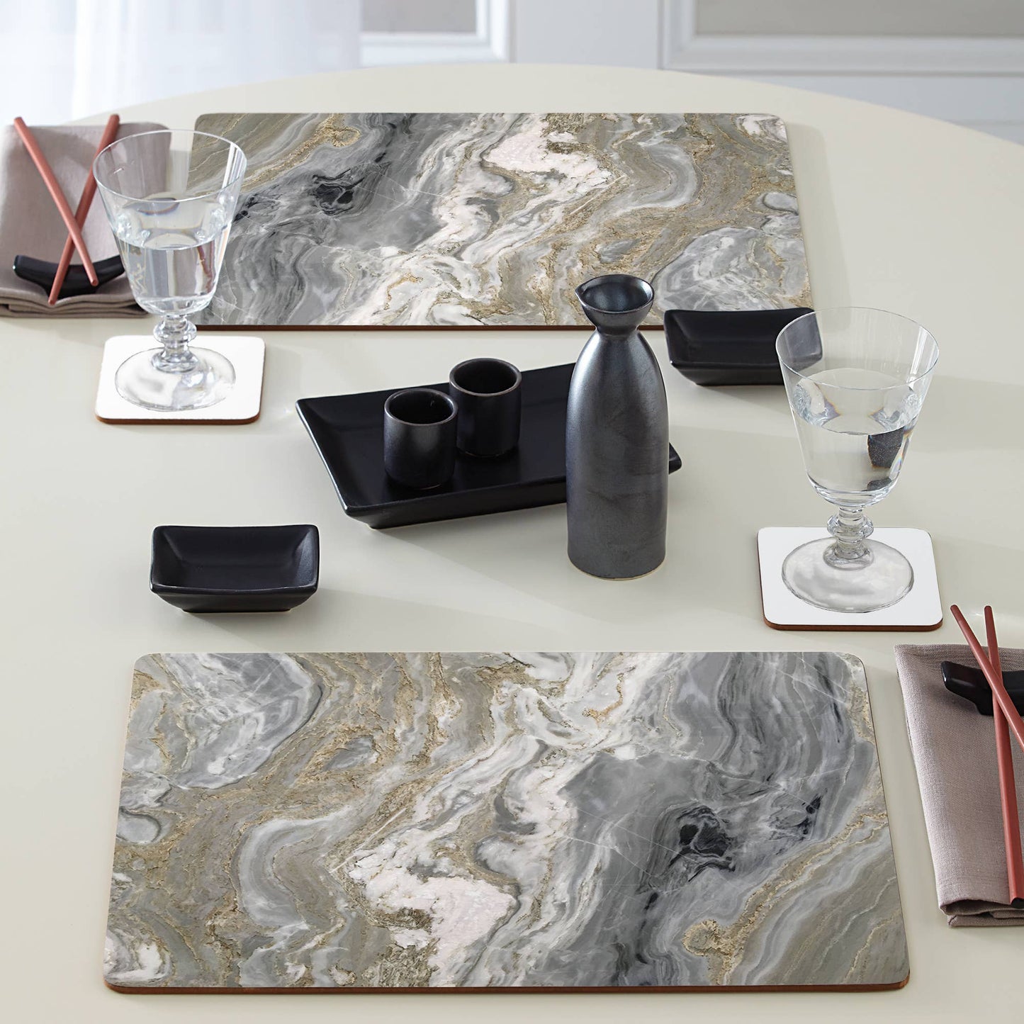 CounterArt/Highland Home/Thirstystone/CoasterStone - Cala Home Quartz Decorative Hardboard Placemats