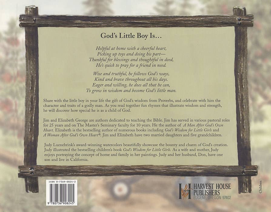 Harvest House Publishers Gift & Specialty Books - God's Wisdom for Little Boys: Hardcover / English