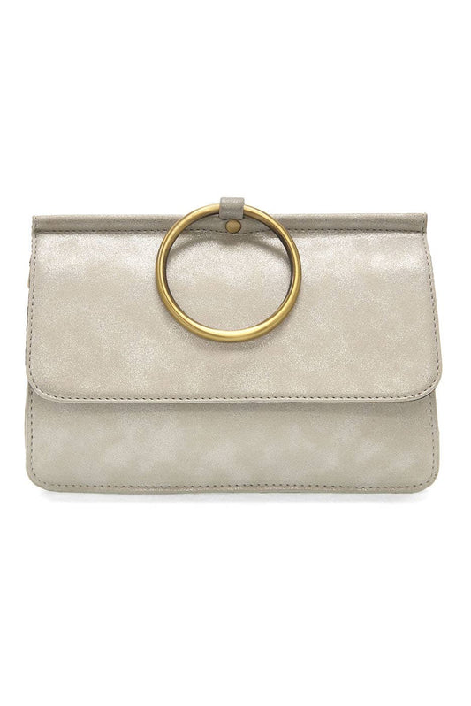Joy Susan - Aria Ring Bag: L8062-36 Metallic Silver