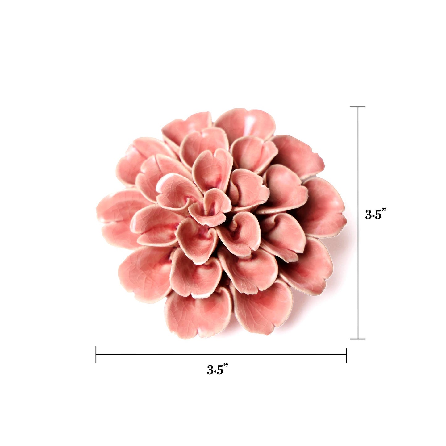 Chive - Coral 11 - Ceramic Faux Flowers: Flower Purple