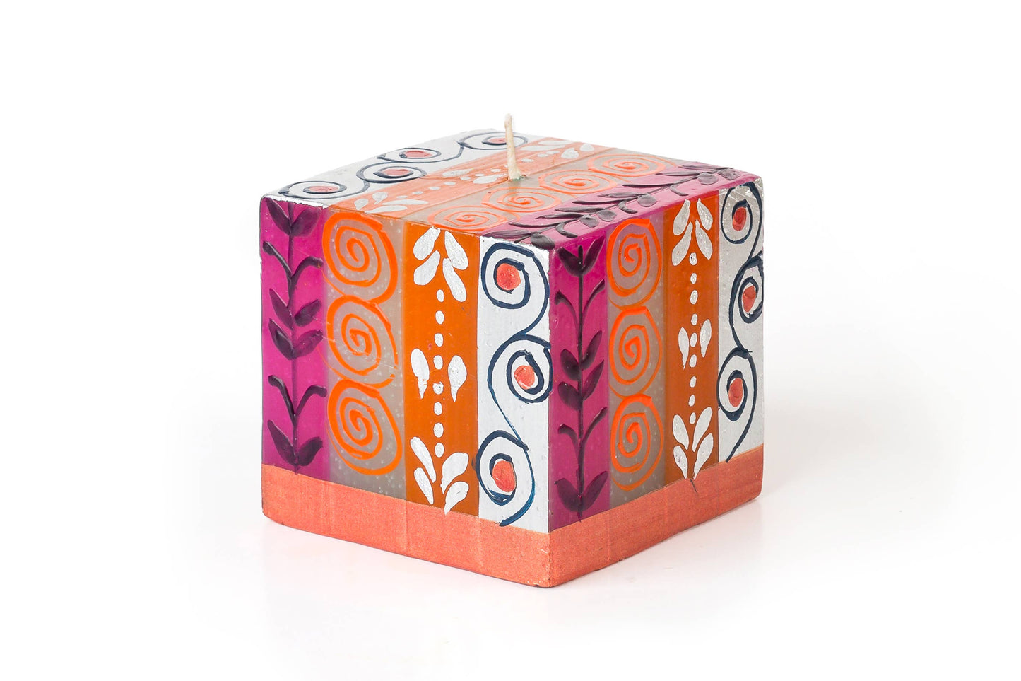 Thumbprint Artifacts - Sari Candles - NEW!!: Pillar 3” x 8” (100 hour burn time)