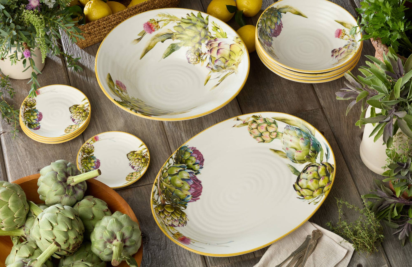 Certified International - Verdura Deep Bowl 11in x 5in