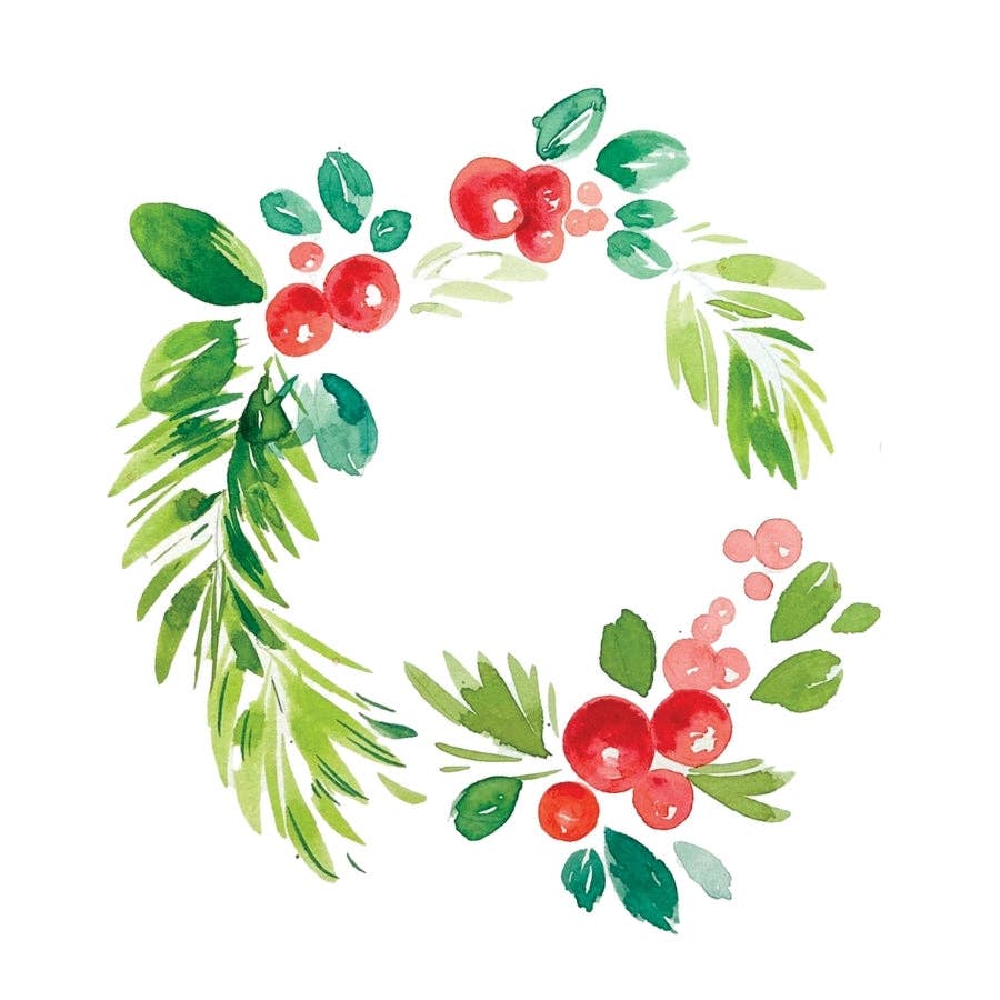 Willow Wolfe USA - Happy Holidays Watercolor Workbook by Willow Wolfe