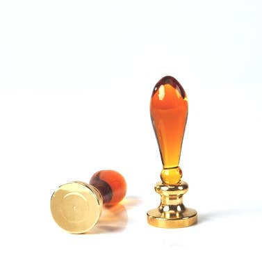 Freund Mayer & Co. - Murano Glass Handles -4 colors: Amber