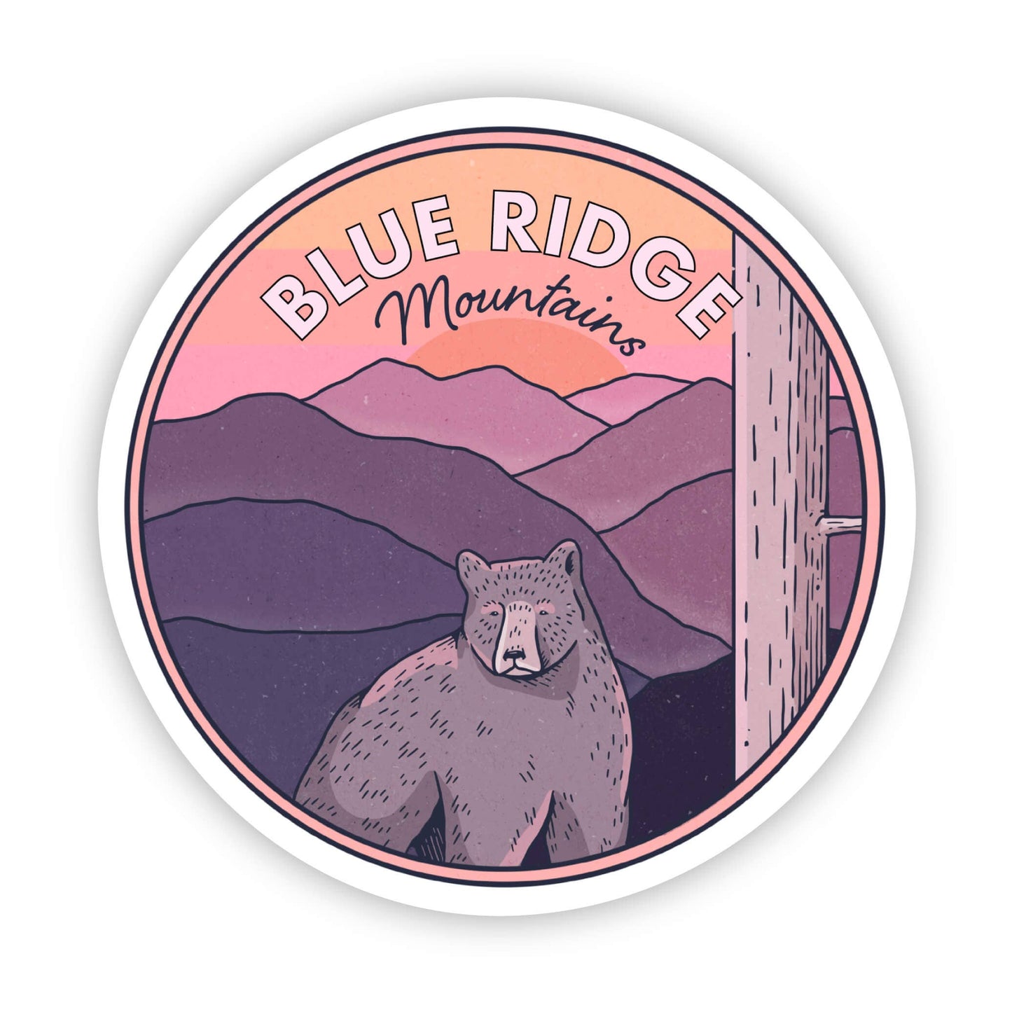 Big Moods - Blue Ridge Mountains Sticker