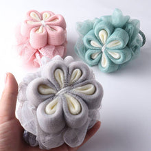 Load image into Gallery viewer, WEST AUSSIE SUPPLIES - PAPO-  Flower Shower Pouf Premium Quality and Rich Foaming: GREY