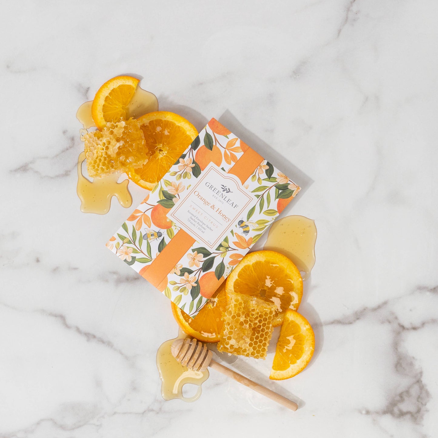 Greenleaf Gifts - Orange & Honey Large Sachet 18 Pack