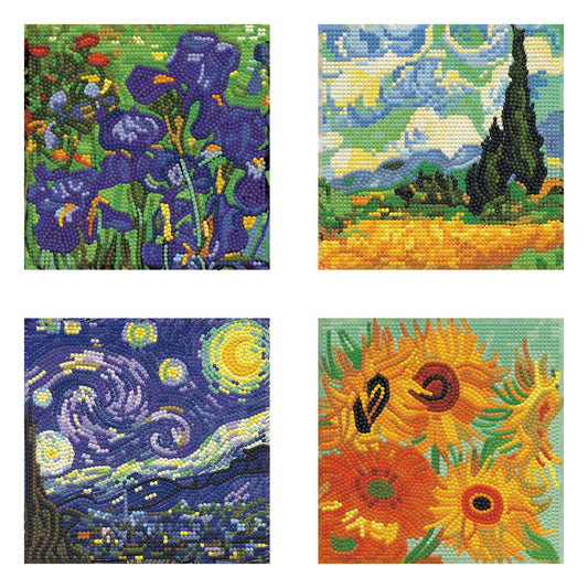 DIAMOND DOTZ® - Mini Dotz Van Gogh Quartet