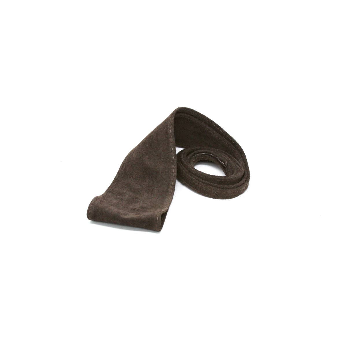 German Fuentes Handbags - CINT-03 THIN SUEDE WRAP BELT: Camel