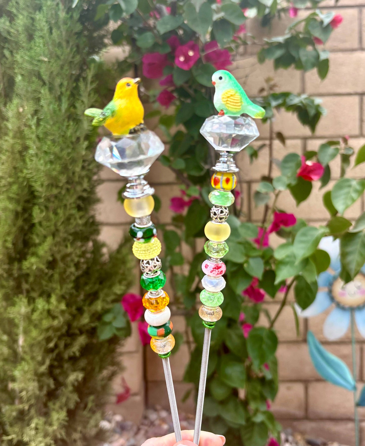 Sea of Bliss Shop - Small Bird Garden and Plant Stakes