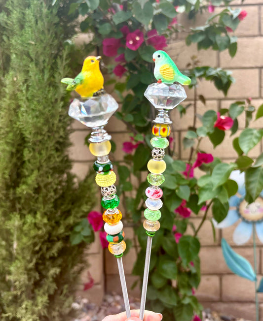Sea of Bliss Shop - Small Bird Garden and Plant Stakes