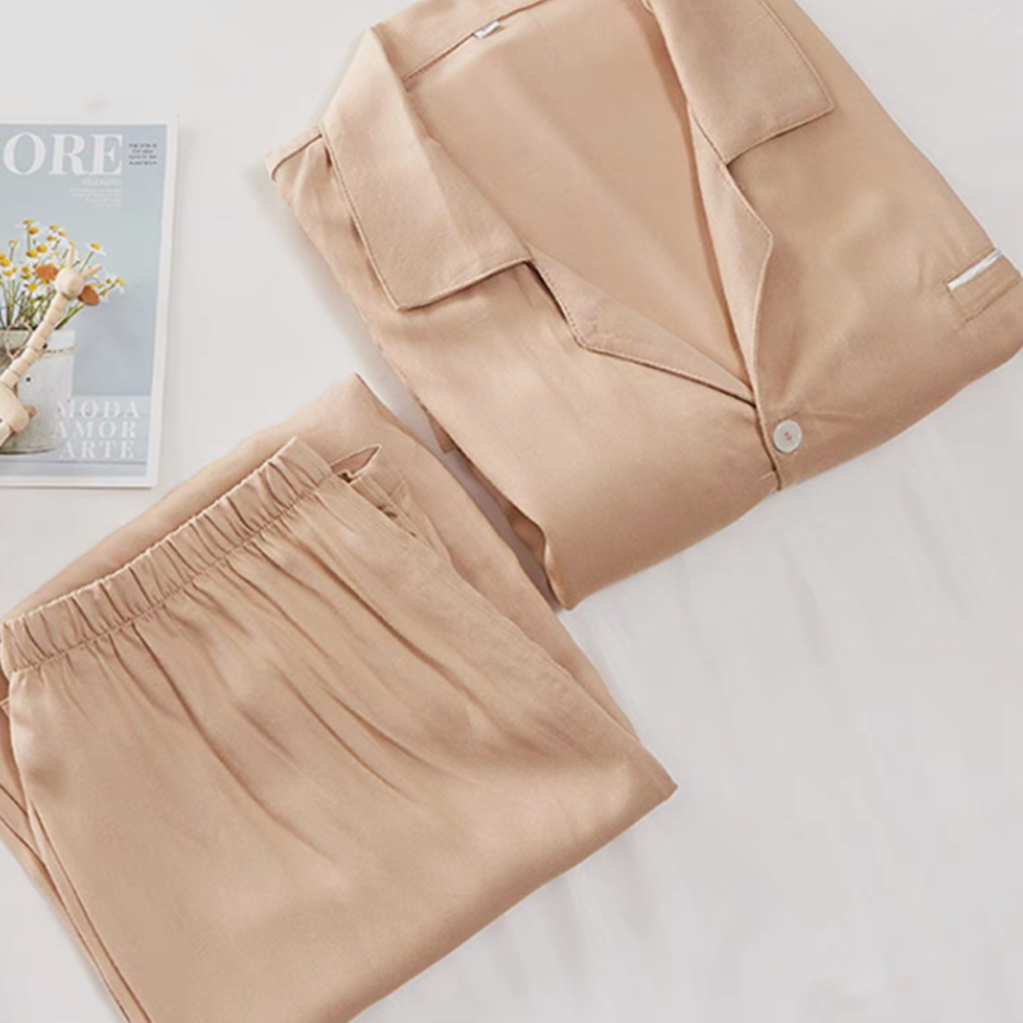 DrifWoo - Luxurious Everyday Women Pajama Set Ultimate Comfort & Style: Vintage Green / S