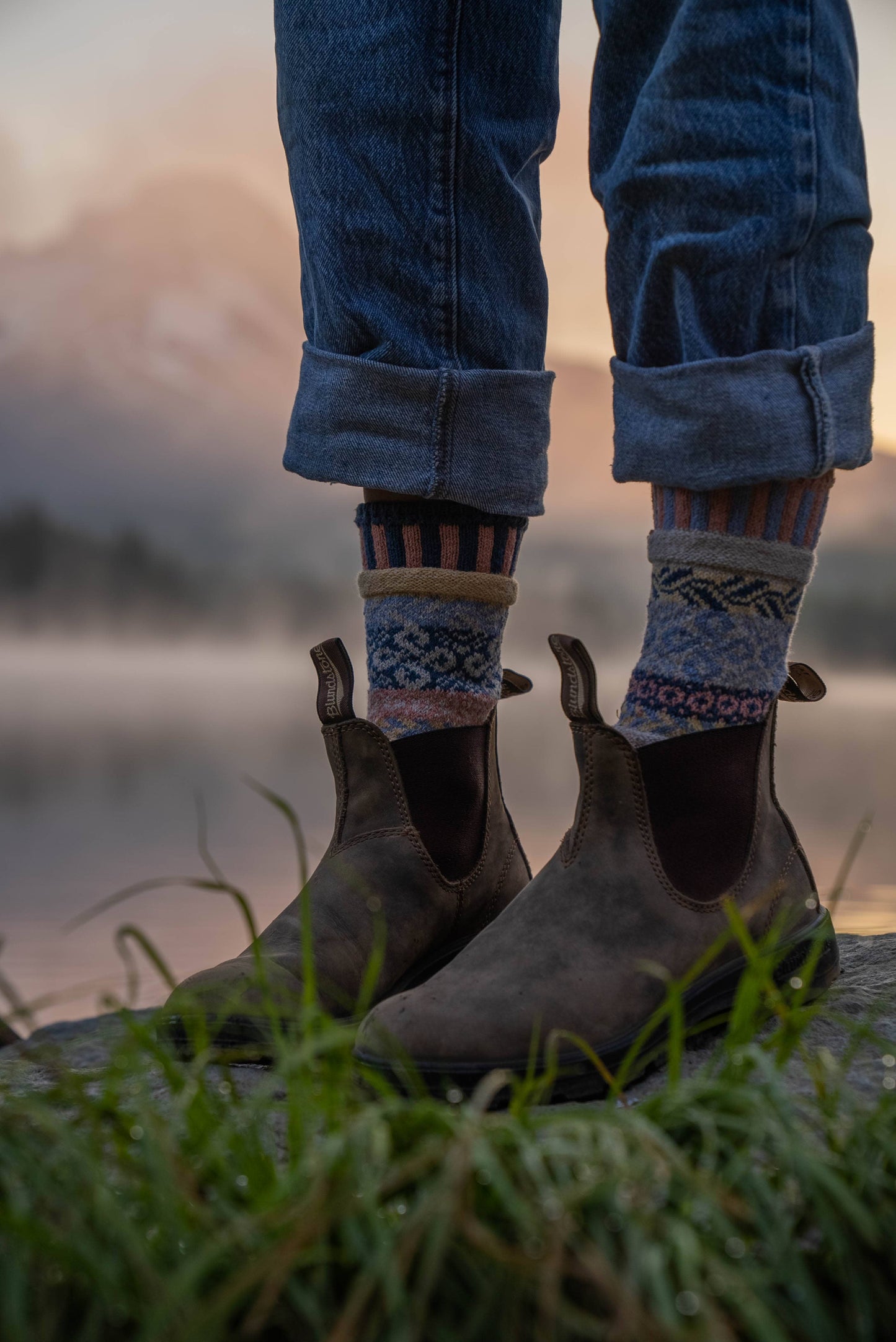 Solmate Socks - Mirage Crew Socks | Eco-Friendly and Made in the USA : M (Women 8-10/Men 7-9)
