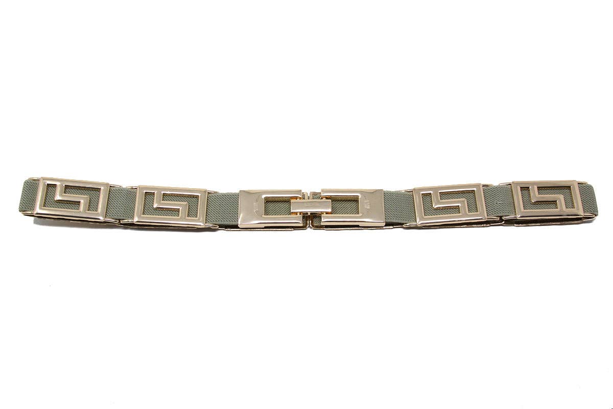 German Fuentes Handbags - CINT-23 ONE SIZE STRETCH BELT : Black