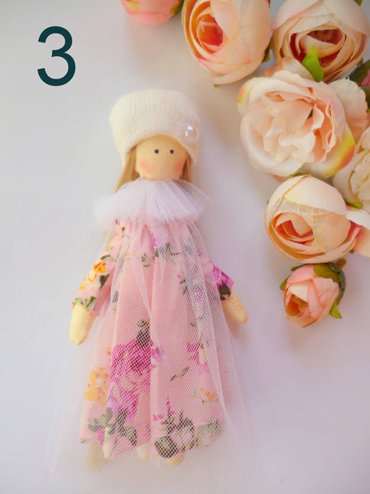 ChernikovaNataliya - Small Doll, Shabby Cloth Dolls, Mini Rag Doll, Textile Pocke: 3