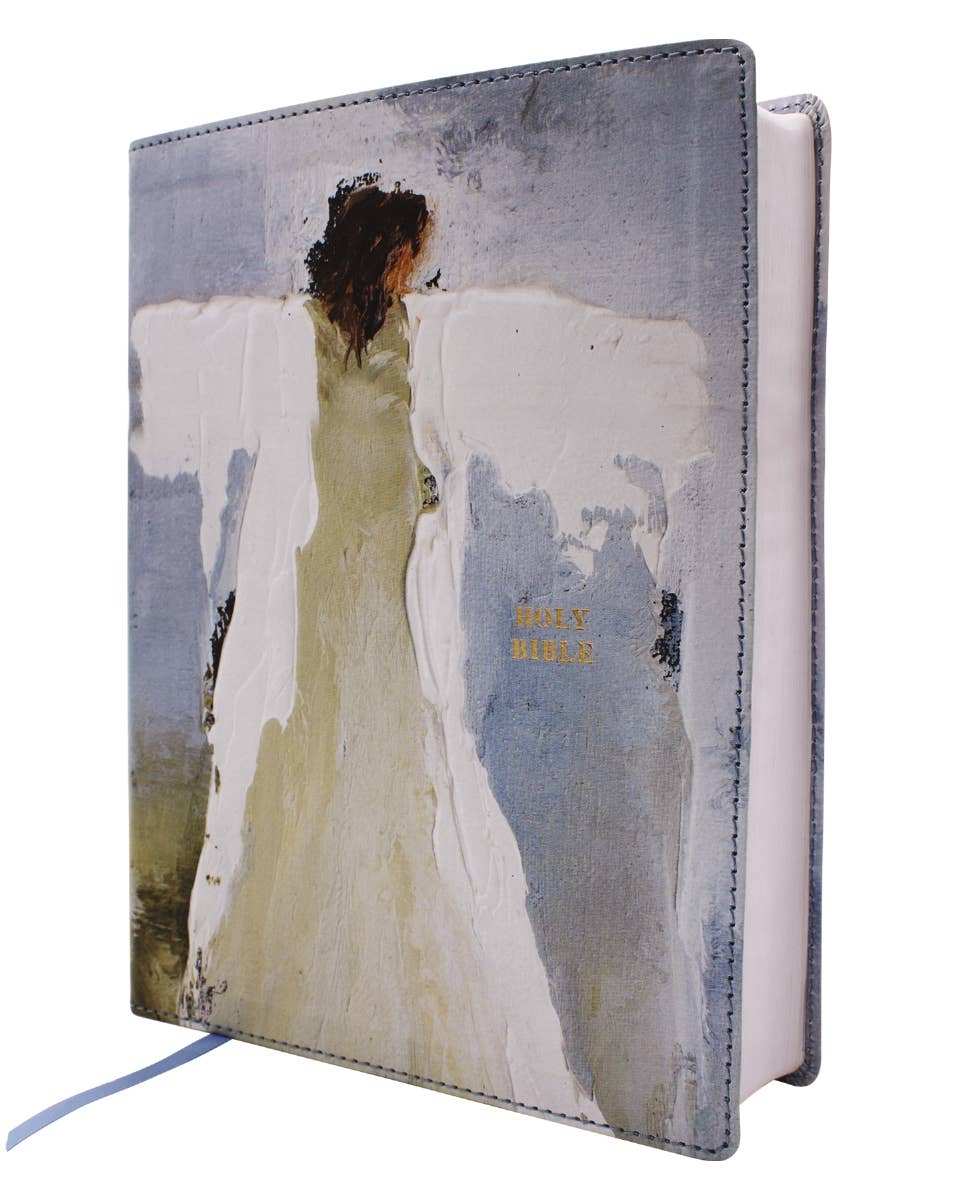 HarperCollins Christian Publishing - Amplified Holy Bible Anne Neilson Angel Art Leathersoft