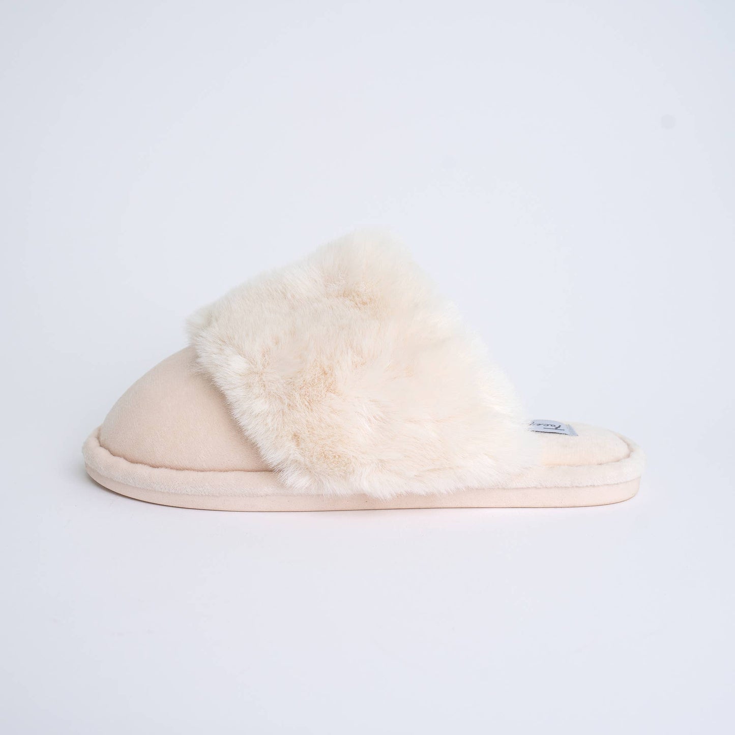 Faceplant Dreams - Faceplant Furry Slippers: Ivory / Medium
