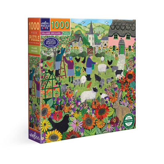 eeBoo - Village Orchard 1000 Piece Puzzle