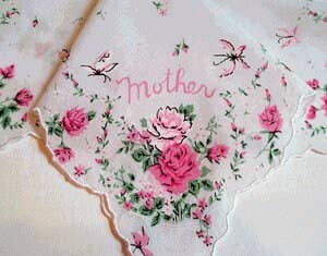 MOMENTS IN THYME - Blessings Keepsake Hanky Card: Mother Hankie