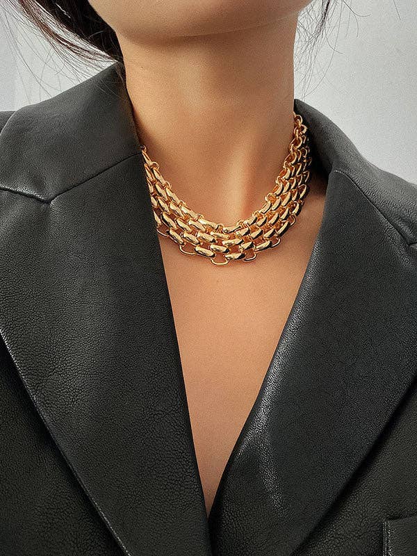 Elanora - Stylish Selection Necklaces Accessories: GOLD / One_size