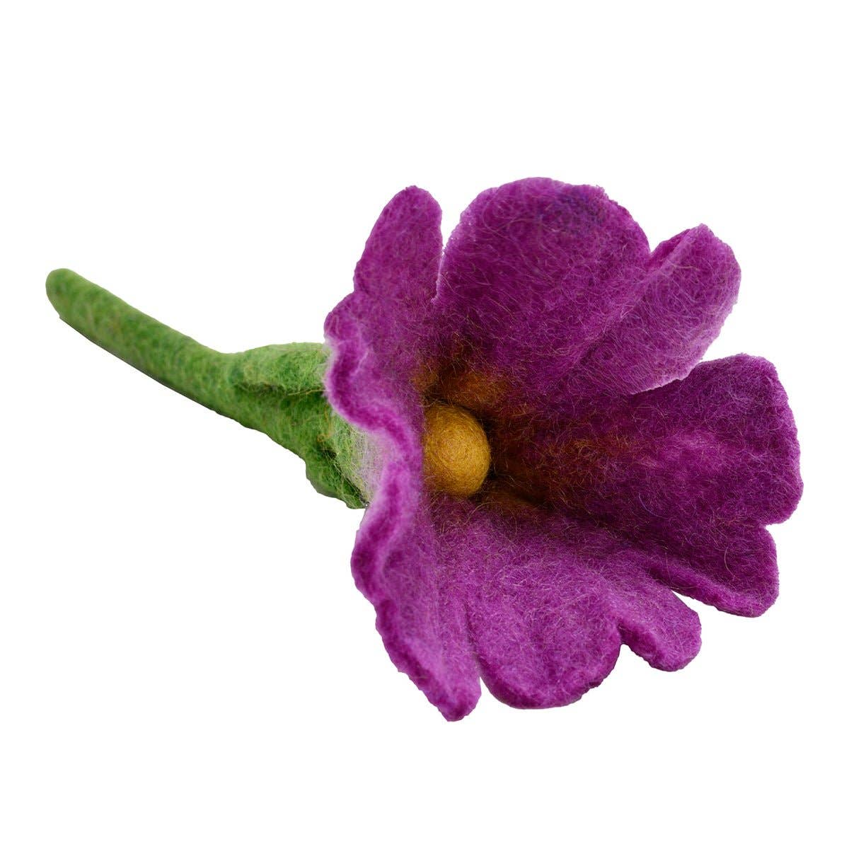 BNB Crafts Inc. - Small Round  Color Stick Flower: Dark Pink