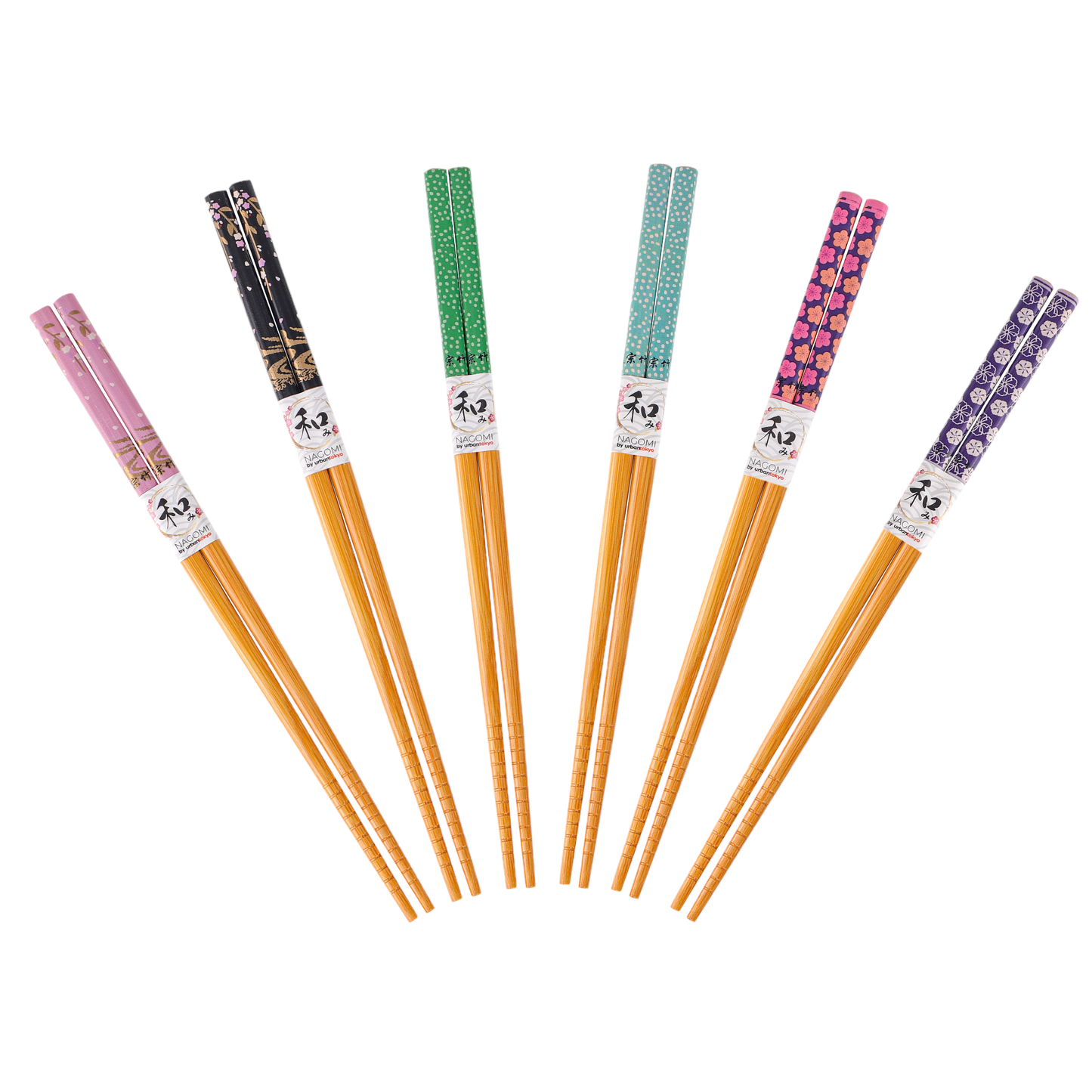 Urban Tokyo - 36 Pairs Chopsticks Set 6 Design x 6 Pair Assortment Pack (1/40)