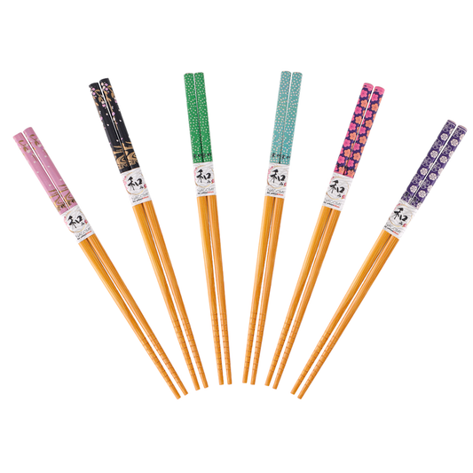 Urban Tokyo - 36 Pairs Chopsticks Set 6 Design x 6 Pair Assortment Pack (1/40)