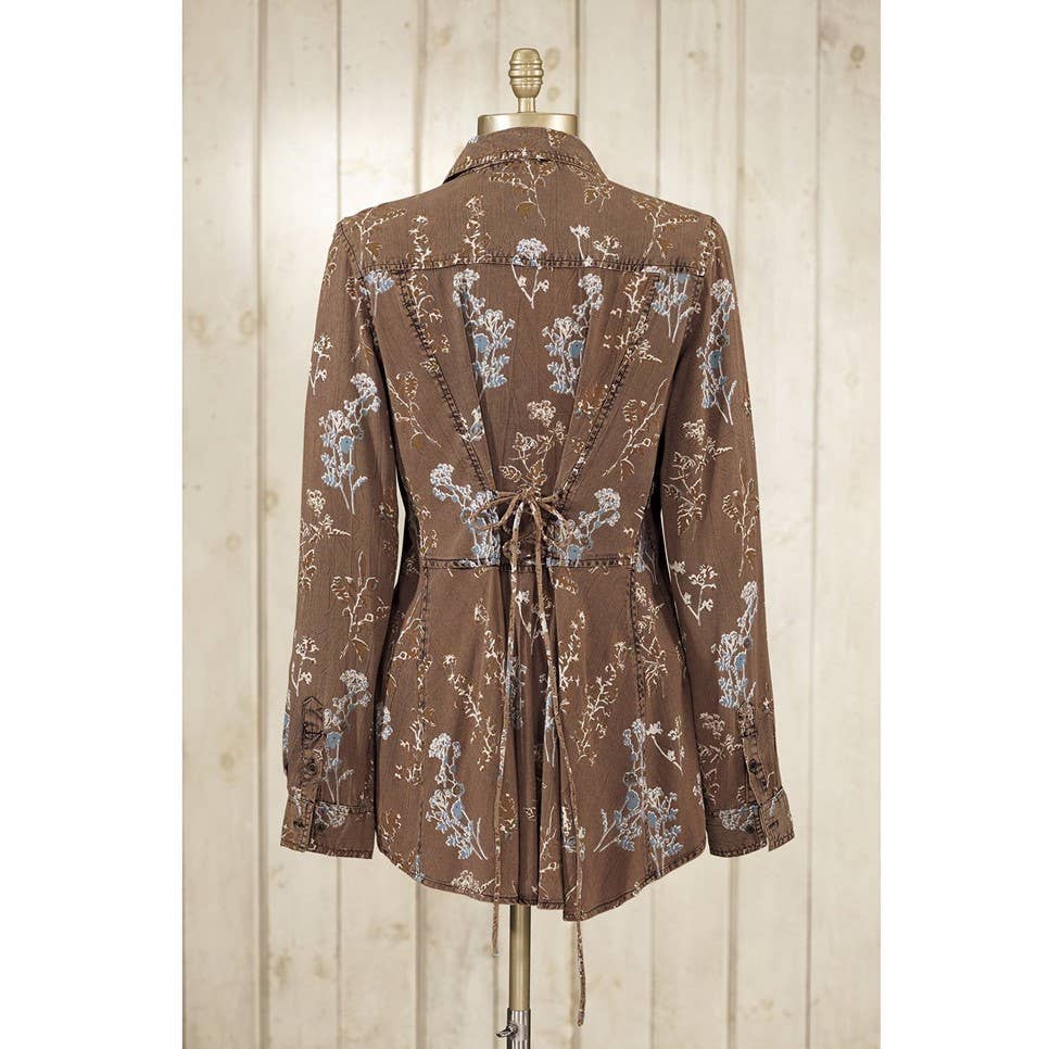 Back in the Saddle - Sandwash Floral Tunic: Multi / X Large