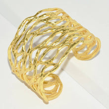 Load image into Gallery viewer, KARINE SULTAN - Openwork Cuff: Gold