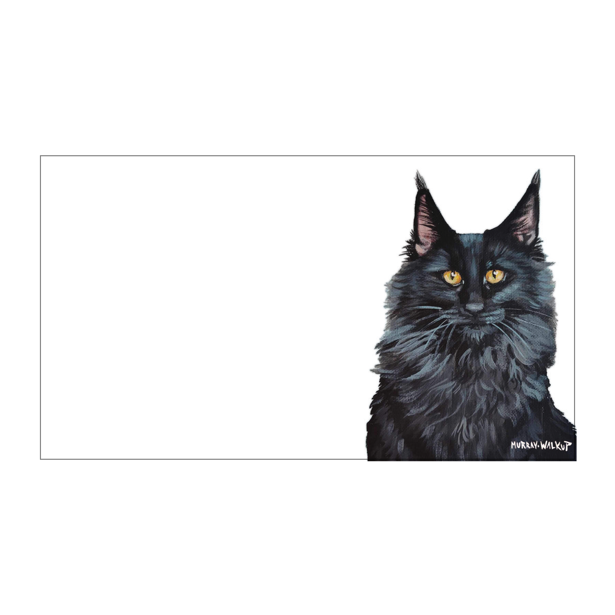 Forever Caroline LLC - Black Cat Tiny Cards | Pack of 60 "Love Notes"