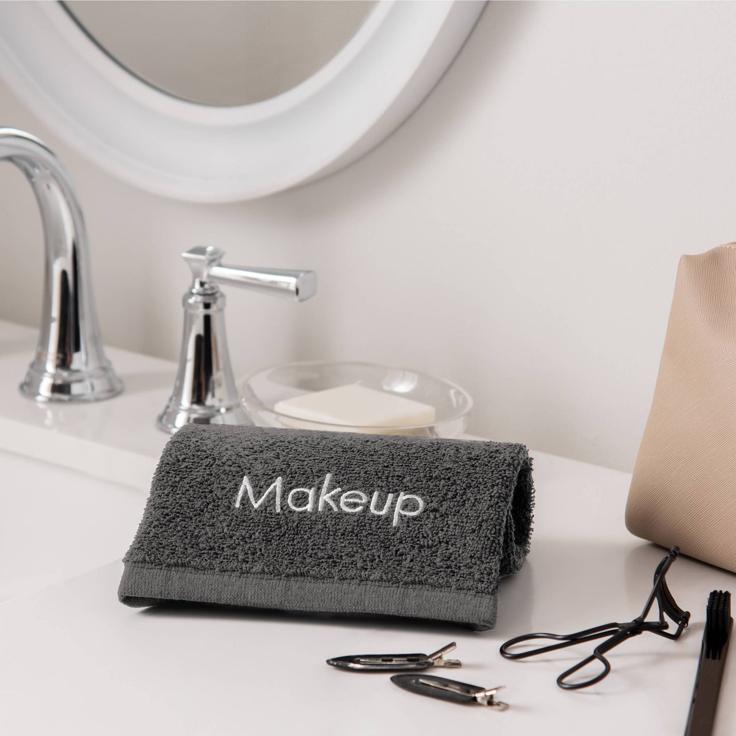 Arkwright Home - 6 Pack of Makeup Remover Towels: Black