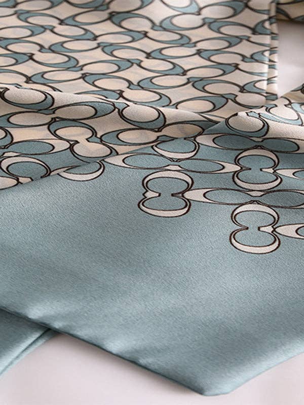 UZ Wholesale Store - Printed Sun Protection Shawl&Scarf: NAVY BLUE / One_size