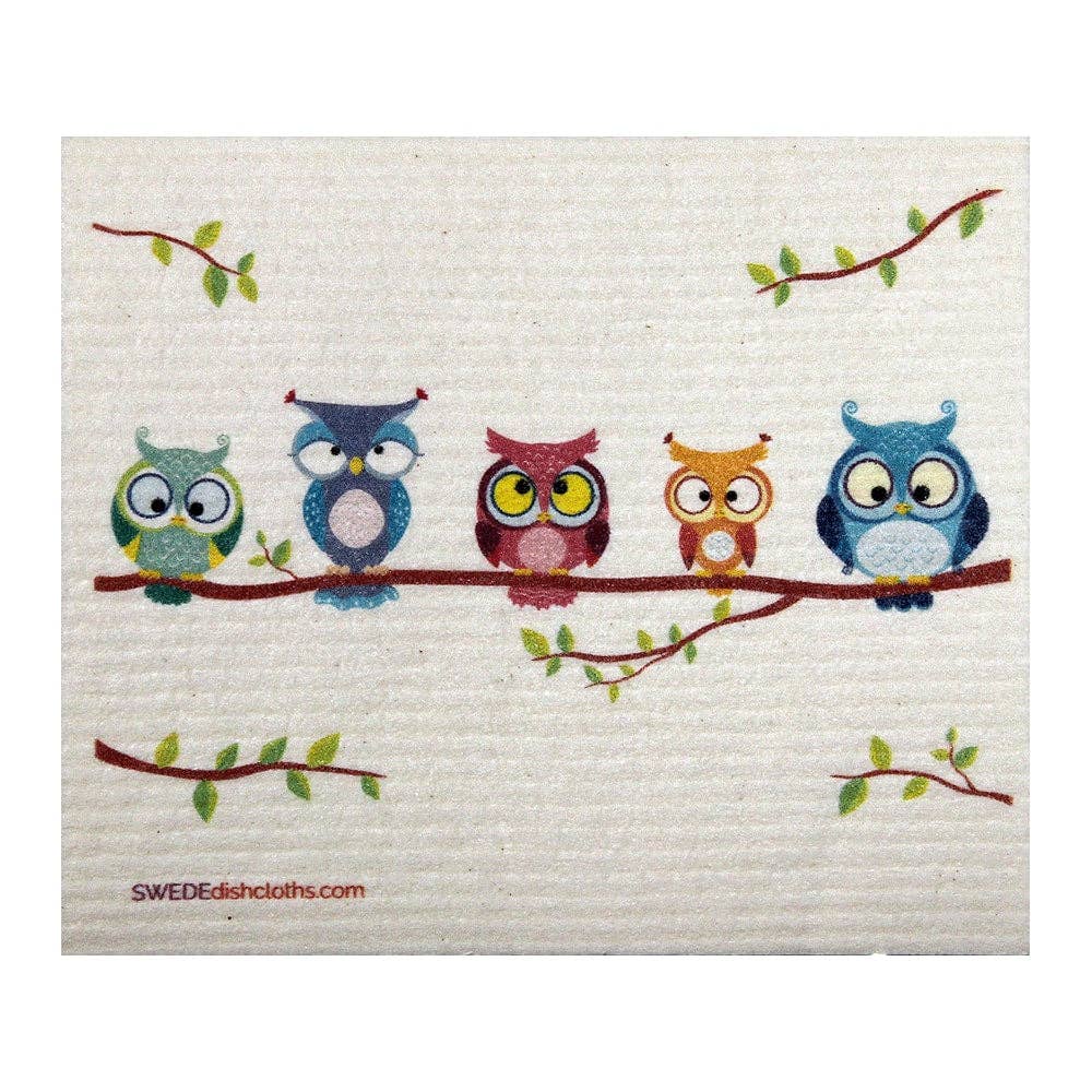 SWEDEdishcloths - Swedish Dishcloth Owl Friends