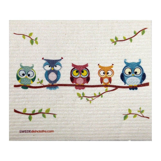 SWEDEdishcloths - Swedish Dishcloth Owl Friends