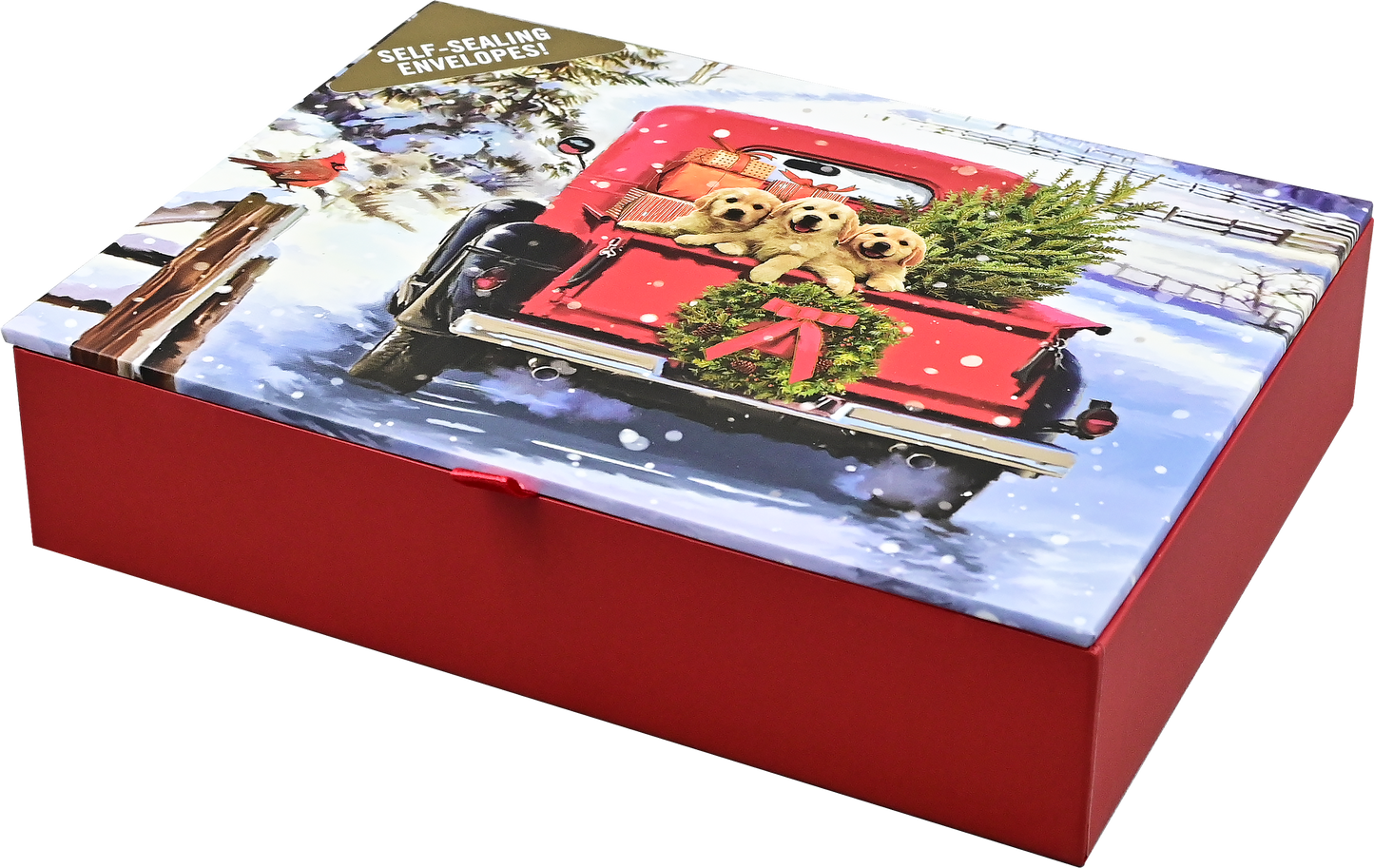 Peter Pauper Press - Bringing Home the Tree Deluxe Boxed Holiday Cards