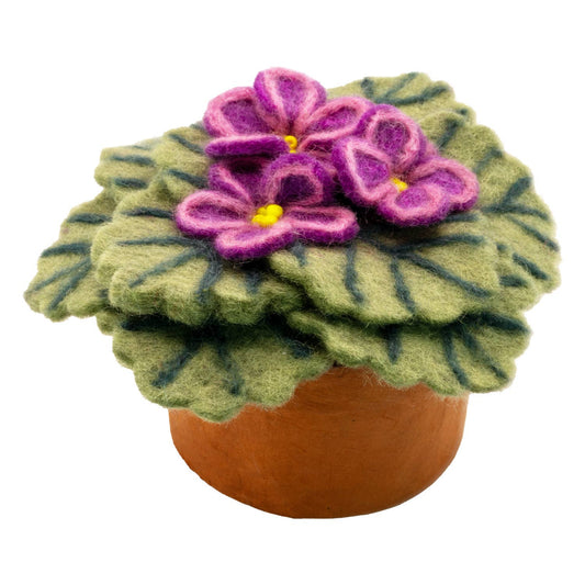 dZi Handmade - African Violet Potted Plant