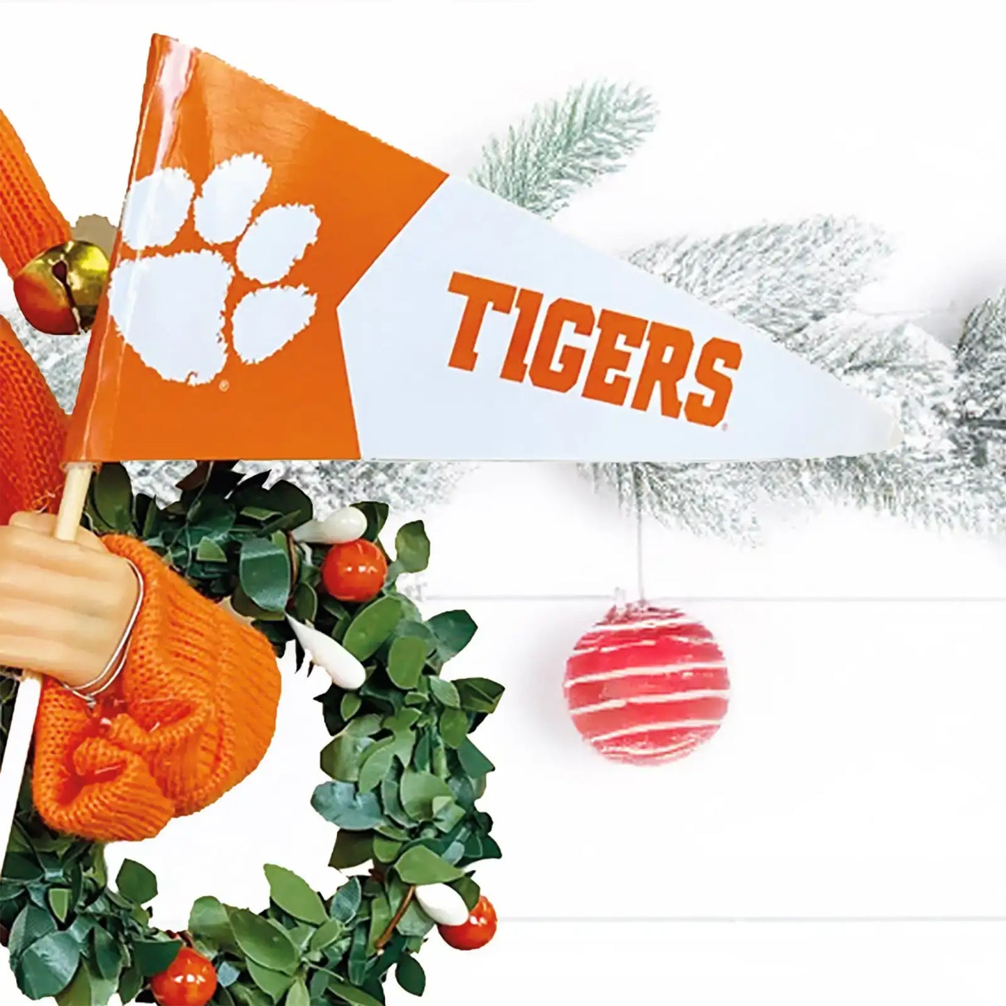 Santa’s Workshop Inc. - 12" Clemson Proud Santa