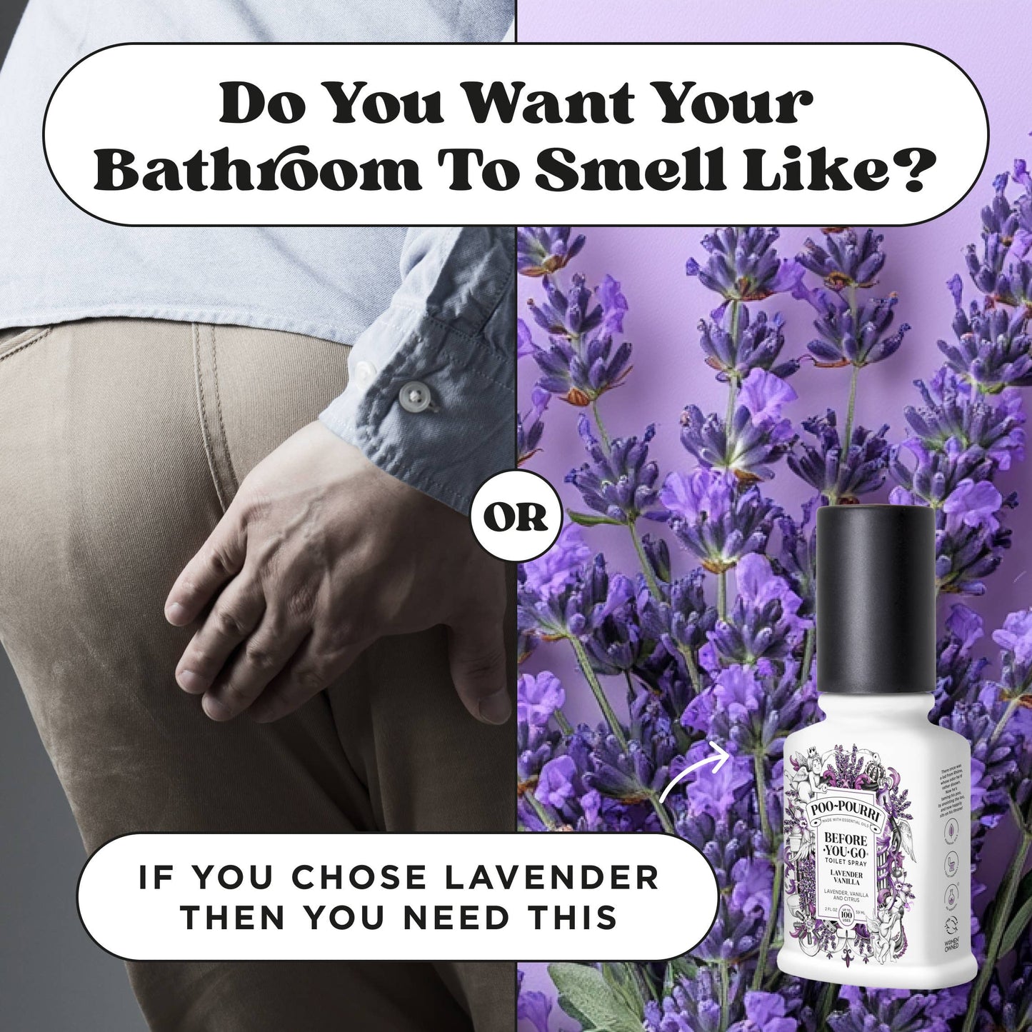 ~Pourri - Poo~Pourri Lavender Vanilla 2oz boxed