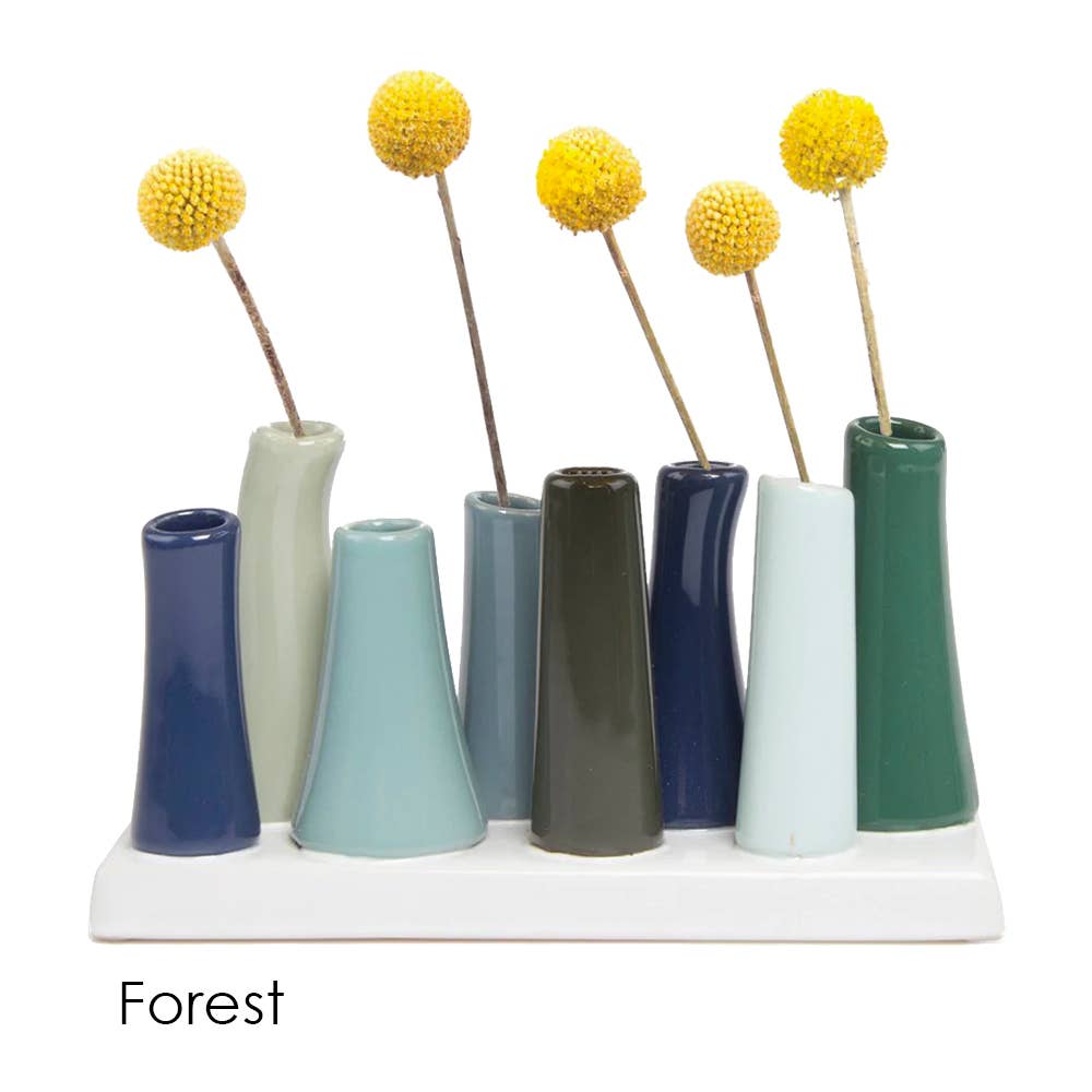 Chive - Pooley Modern Bud Vase For Flowers: Chartreuse