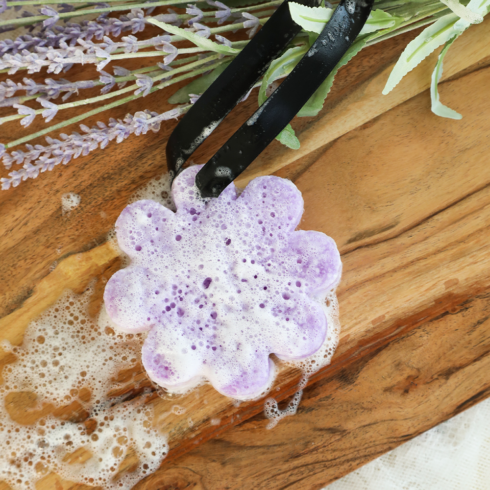 Spongellé - French Lavender Wild Flower | Soap Sponge | Soap Buffer