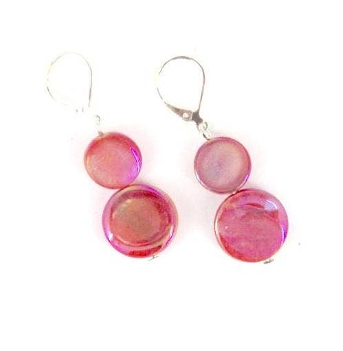 Sea Lily - ECORAL - Coral MOP Earring