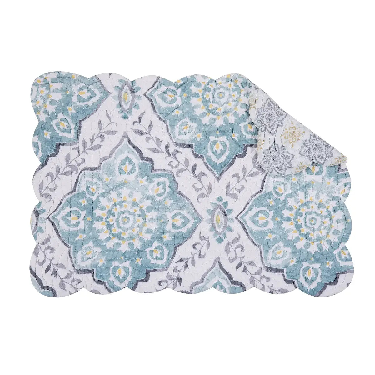 C&F Home - Coastal Harlen Blue Mosaic Placemat